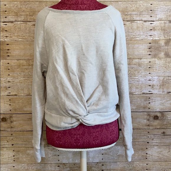 J. Crew Cropped Mid Knot Sweater Sz L/XL - Picture 2 of 5